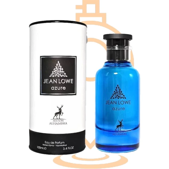 عطر ادوپرفیوم مردانه الحمبرا مدل جین لووه آزور رایحه تلخ حجم ۱۰۰ میلی‌لیتر