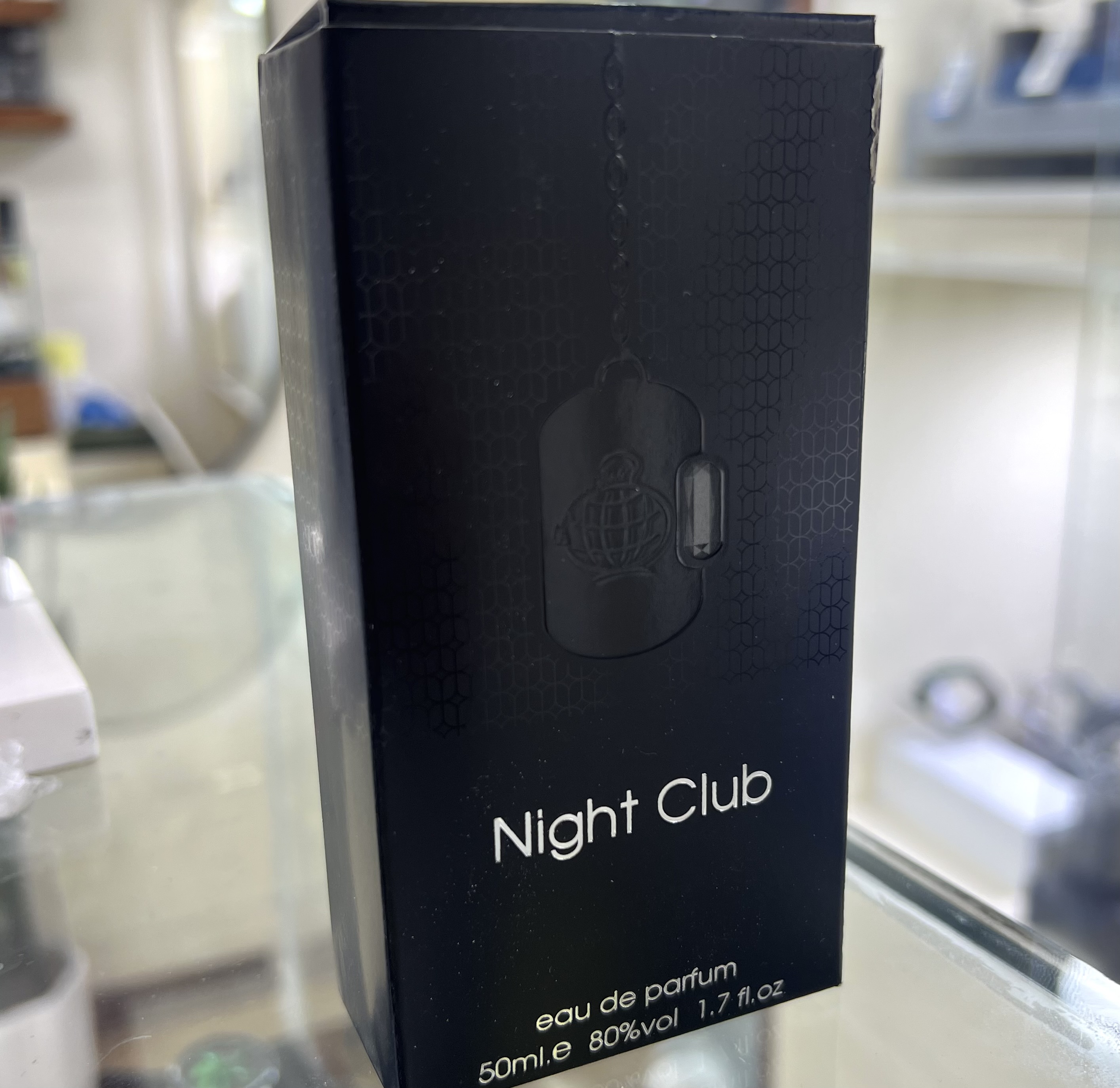 عطر ادوپرفیوم مردانه فراگرنس ورد نایت کلاب رایحه تلخ حجم ۵۰ میل
