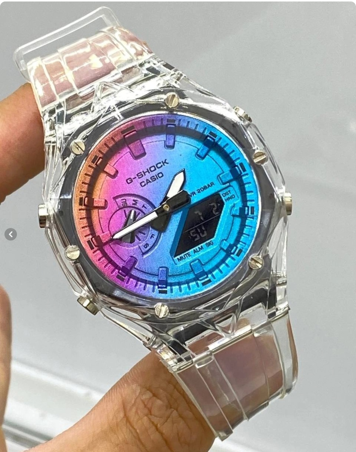 ساعت مچی جی شاک مدل GA2100 مردانه ضد ضربه و ضد آب