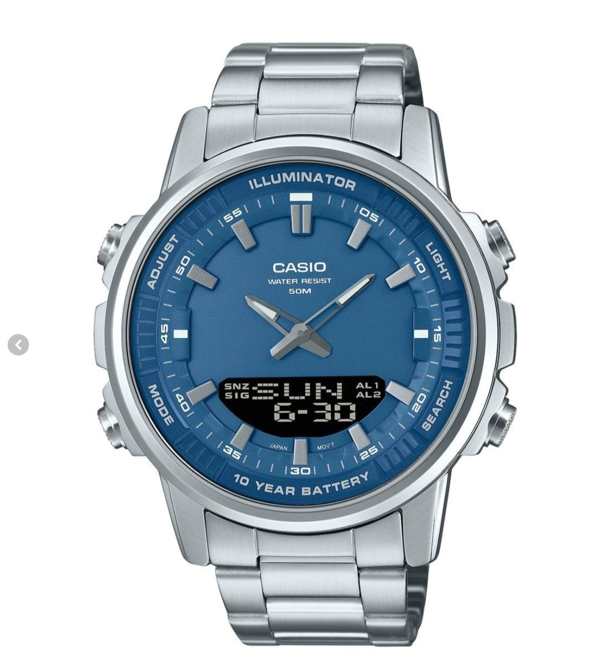 ساعت مردانه کاسیو مدل AMW-880D-2A1VDF اصل