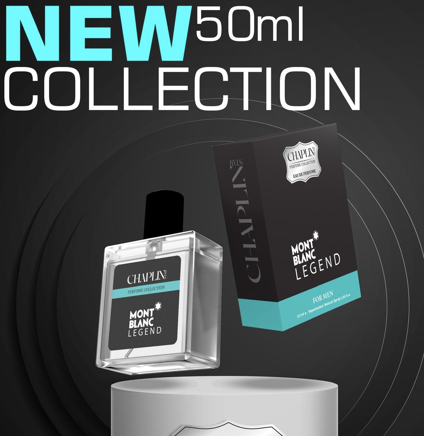 عطر ادوپرفیوم مردانه مدل Mont Blanc Legend با رایحه شیرین حجم ۵۰ میلی لیتر