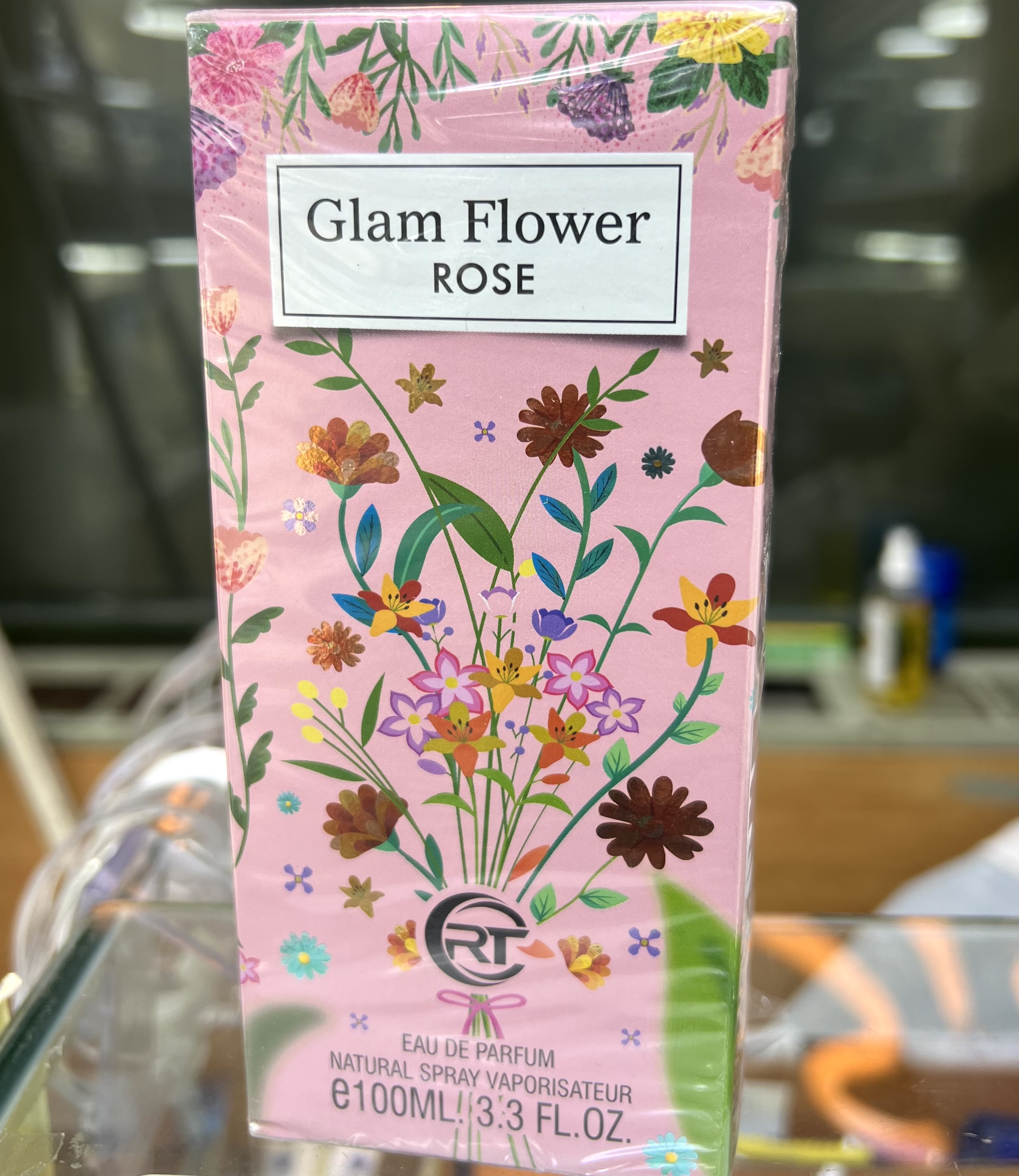 ادکلن Glam Flower rose زنانه 100 میلی لیتر اصلی
