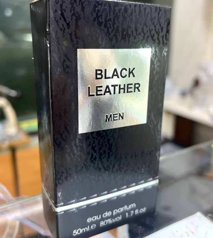 عطر ادوپرفیوم مردانه فراگرنس ورد مدل بلک لدر حجم ۵۰ میلی لیتر